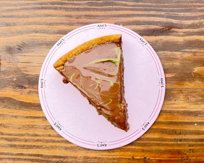 A SLICE - COOKIE CAKE - Pistachio Kunafa + Belgain Chocolate