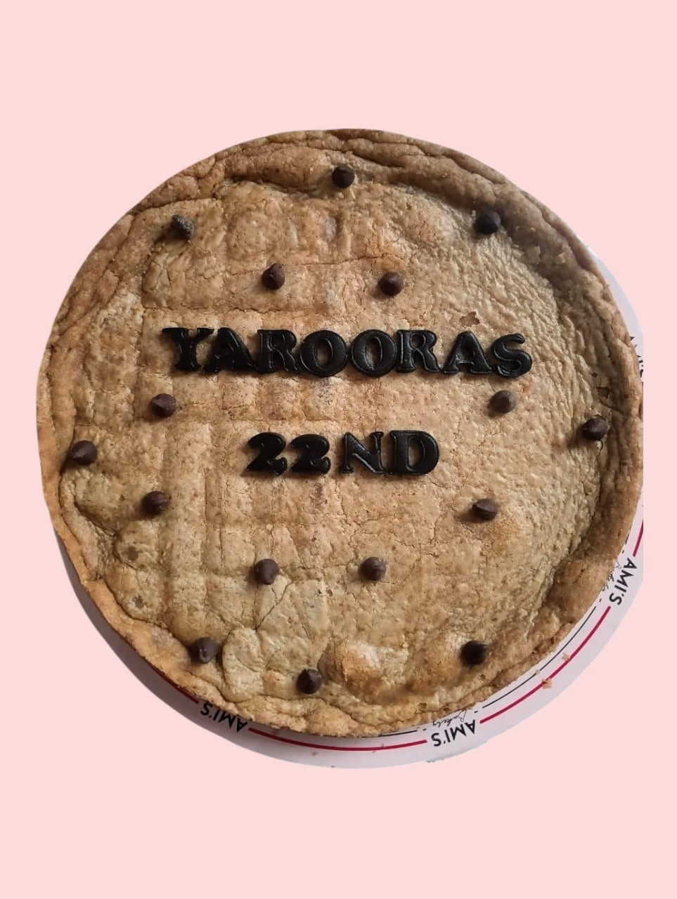 Customized Cookie Cake - Large