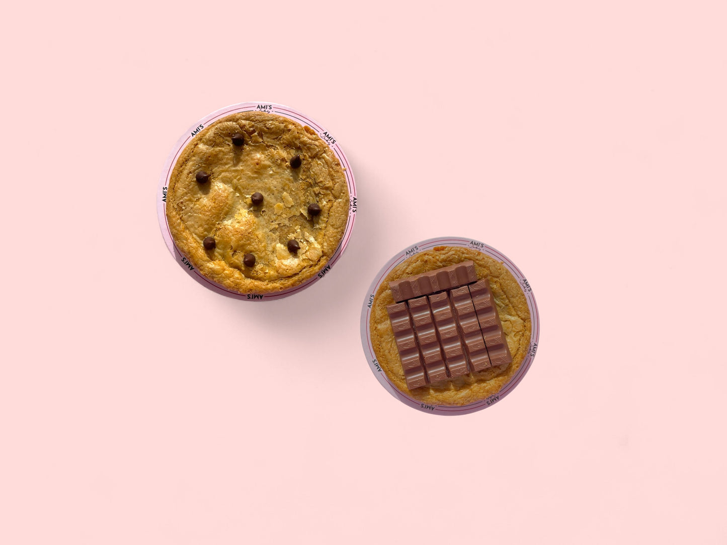 Mini Cookie Cake + Chocolate Chip Topping