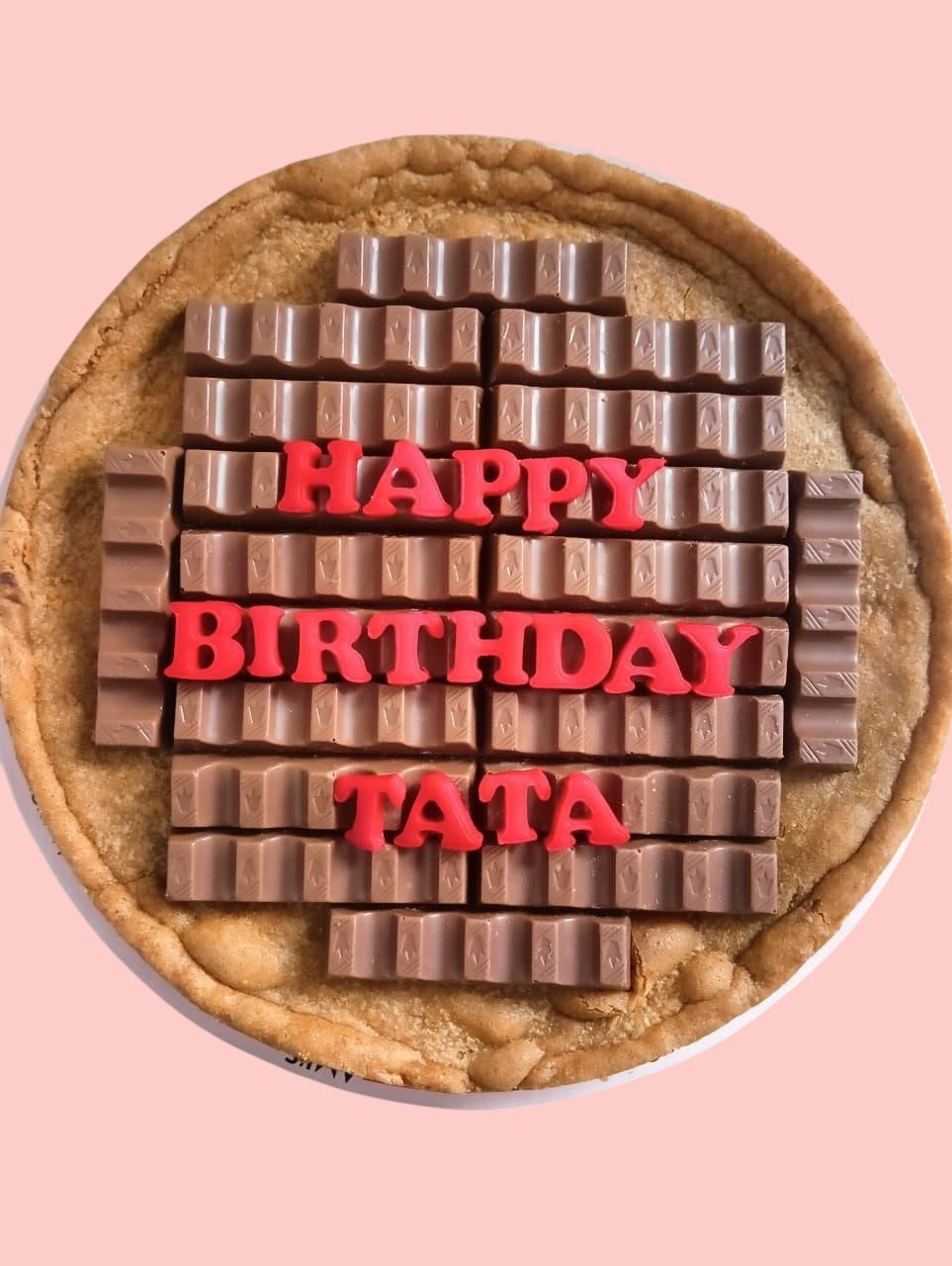 Customized Cookie Cake - Large
